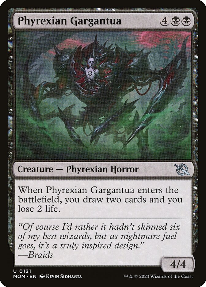 Phyrexian Gargantua MOM-121 March of the Machine Magic card