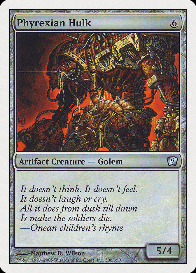 Phyrexian Hulk 9ED-306 Ninth Edition Magic card