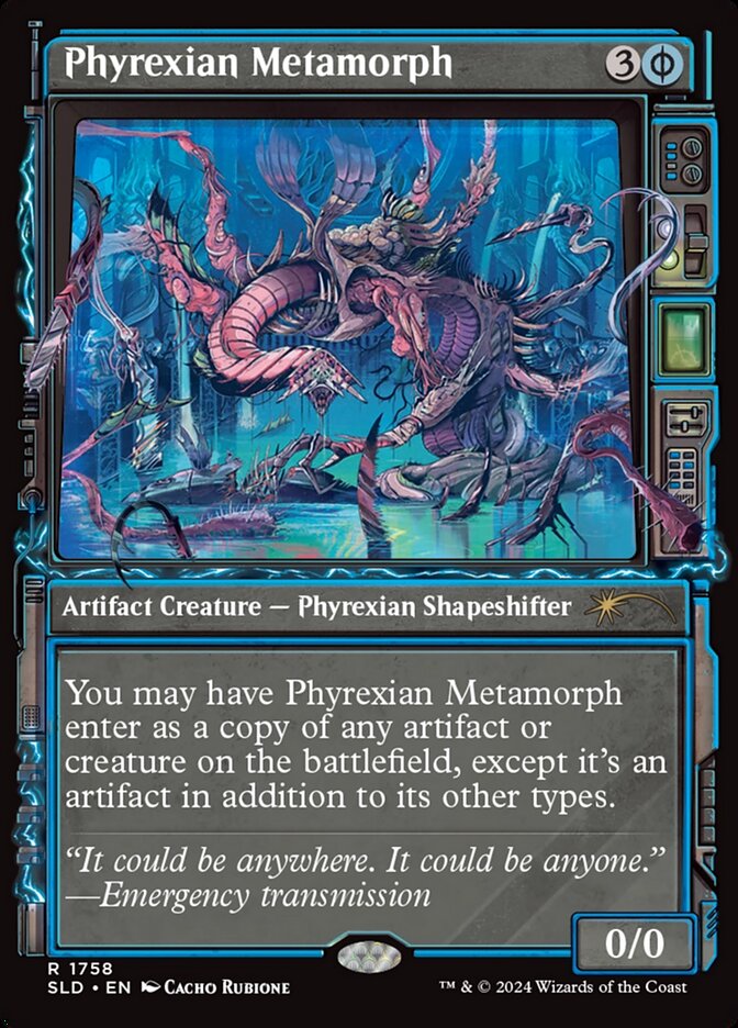 Phyrexian Metamorph SLD-1758 Secret Lair Drop Magic card