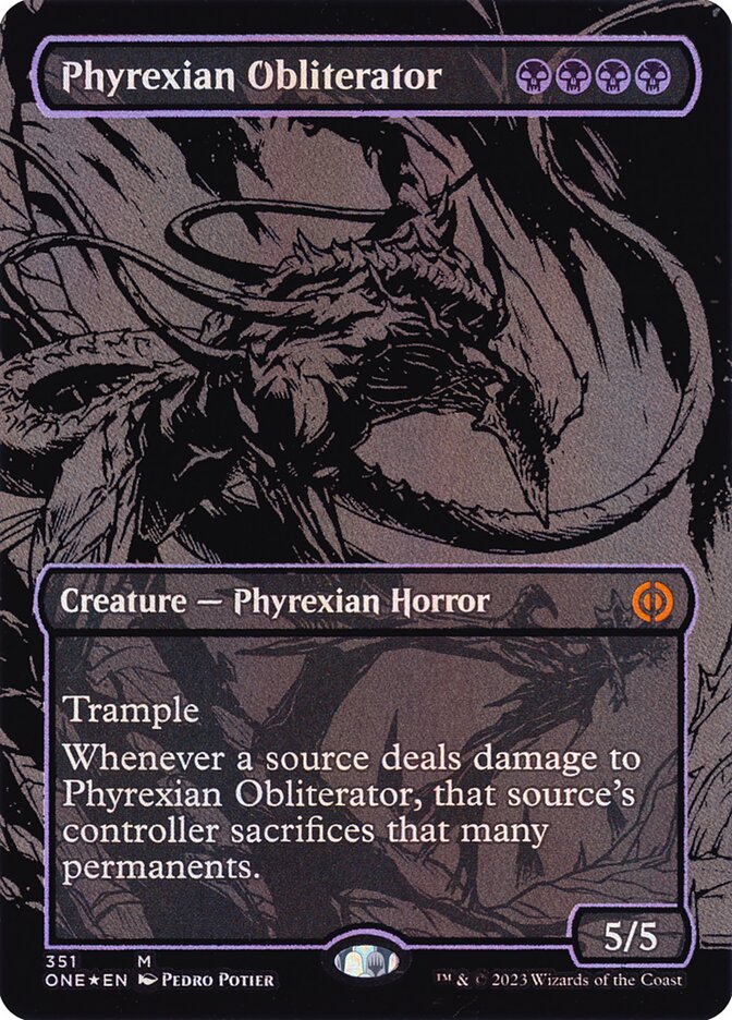 Phyrexian Obliterator ONE-351 Phyrexia: All Will Be One Magic card