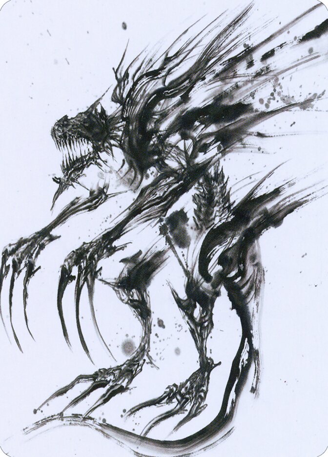Phyrexian Obliterator // Phyrexian Obliterator AONE-71 Phyrexia: All Will Be One Art Series Magic card