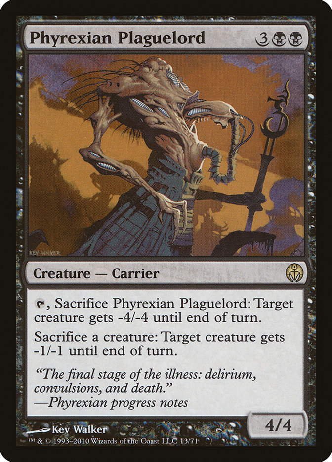 Phyrexian Plaguelord DDE-13 Duel Decks: Phyrexia vs. the Coalition Magic card