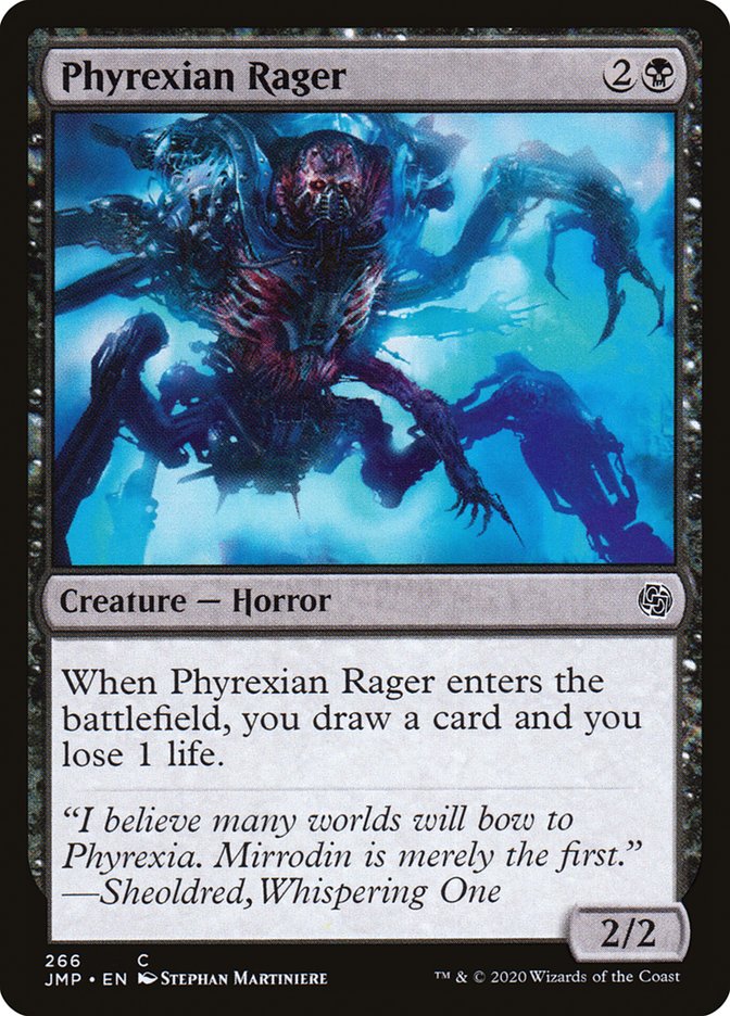 Phyrexian Rager JMP-266 Jumpstart Magic card