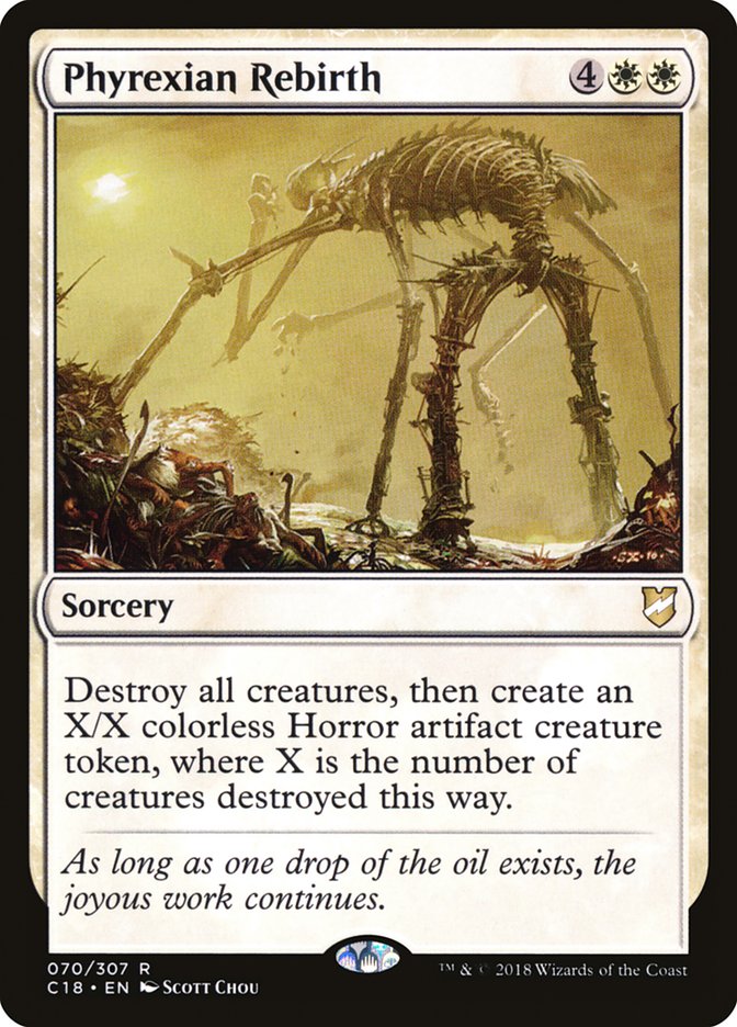 Phyrexian Rebirth C18-70 Commander 2018 Magic card