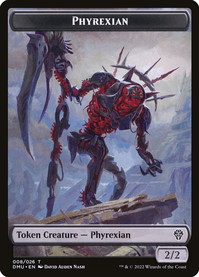 Phyrexian TDMU-8 Dominaria United Tokens Magic card