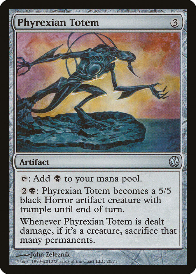 Phyrexian Totem DDE-20 Duel Decks: Phyrexia vs. the Coalition Magic card