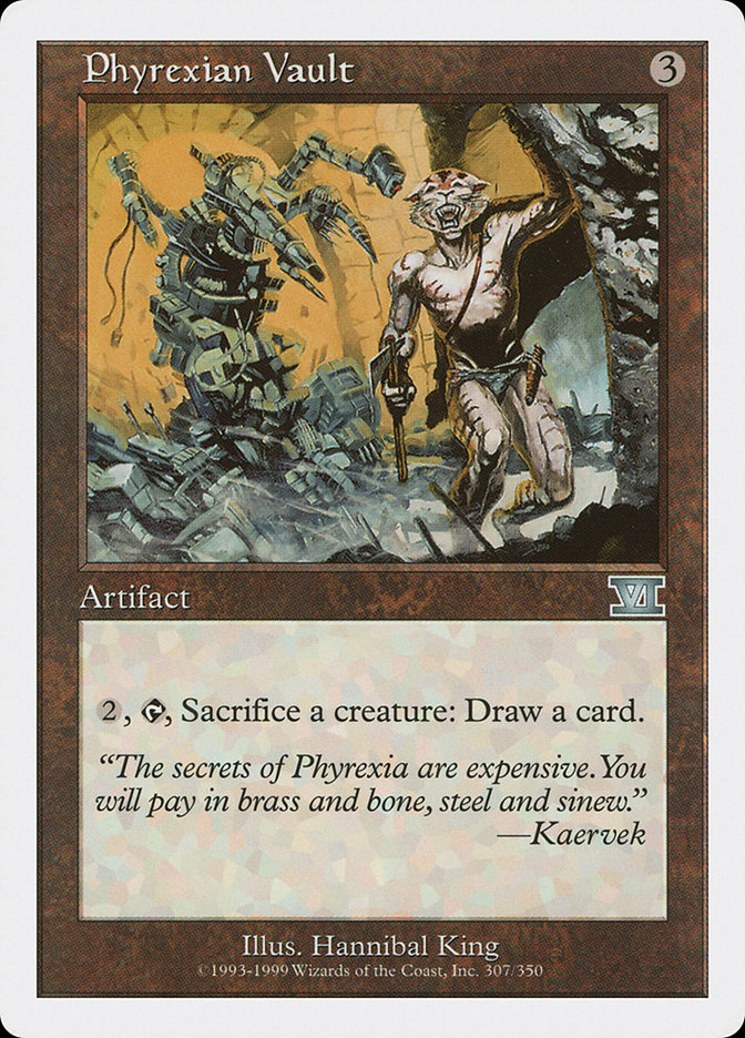 Phyrexian Vault 6ED-307 Classic Sixth Edition Magic card