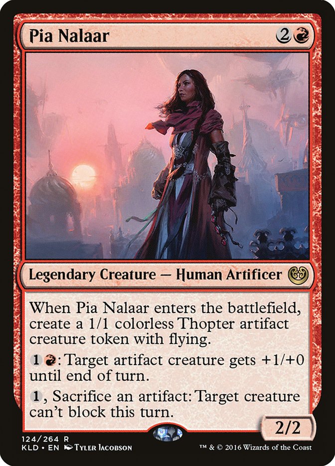 Pia Nalaar KLD-124 Kaladesh Magic card