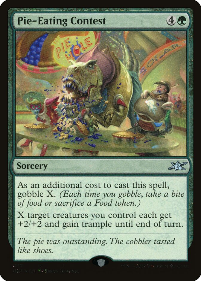 Pie-Eating Contest UNF-437 Unfinity Magic card