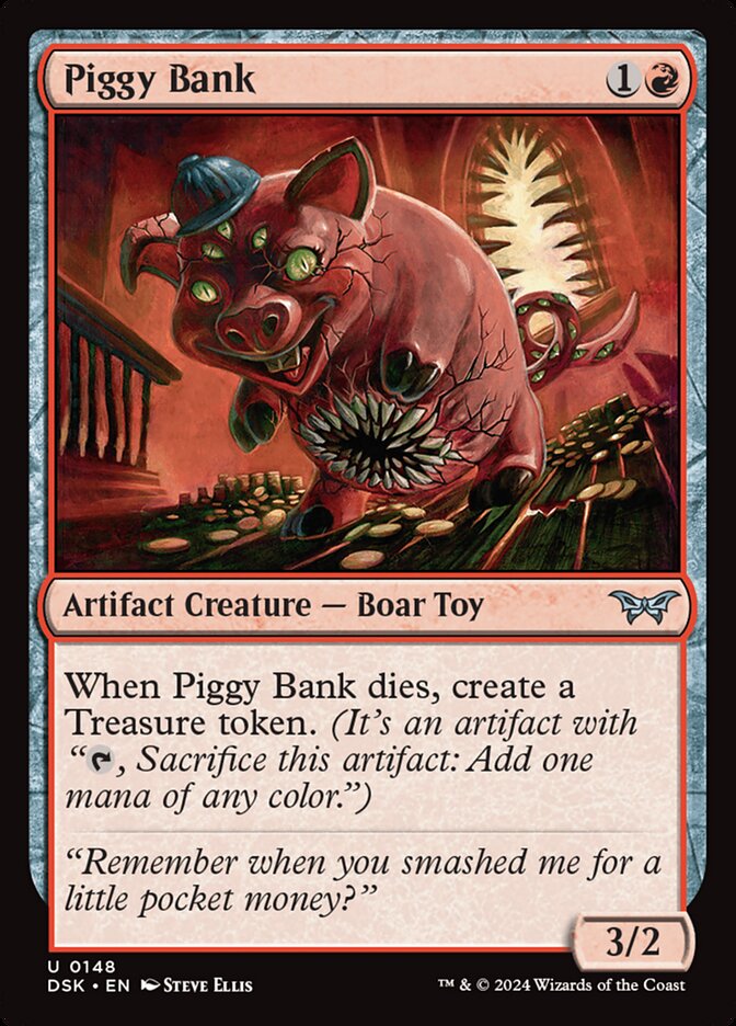 Piggy Bank DSK-148 Duskmourn: House of Horror Magic card