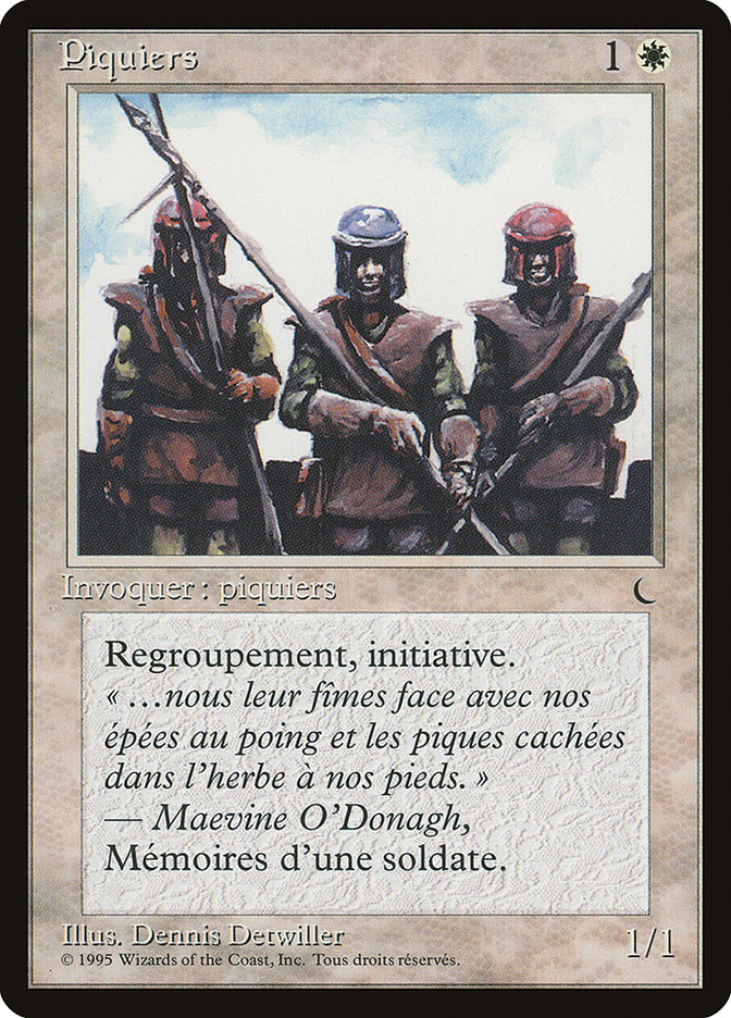Pikemen REN-18 Renaissance Magic card