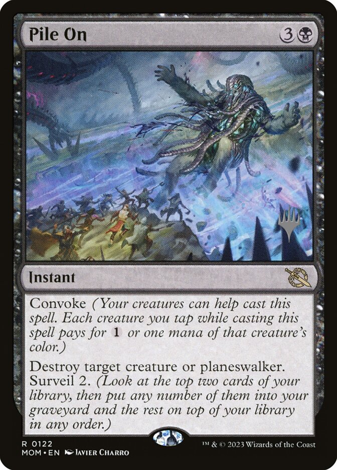 Pile On PMOM-122P March of the Machine Promos Magic card