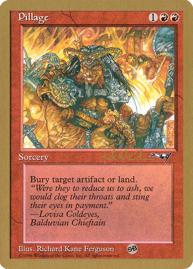 Pillage WC97-PM76SB World Championship Decks 1997 Magic card