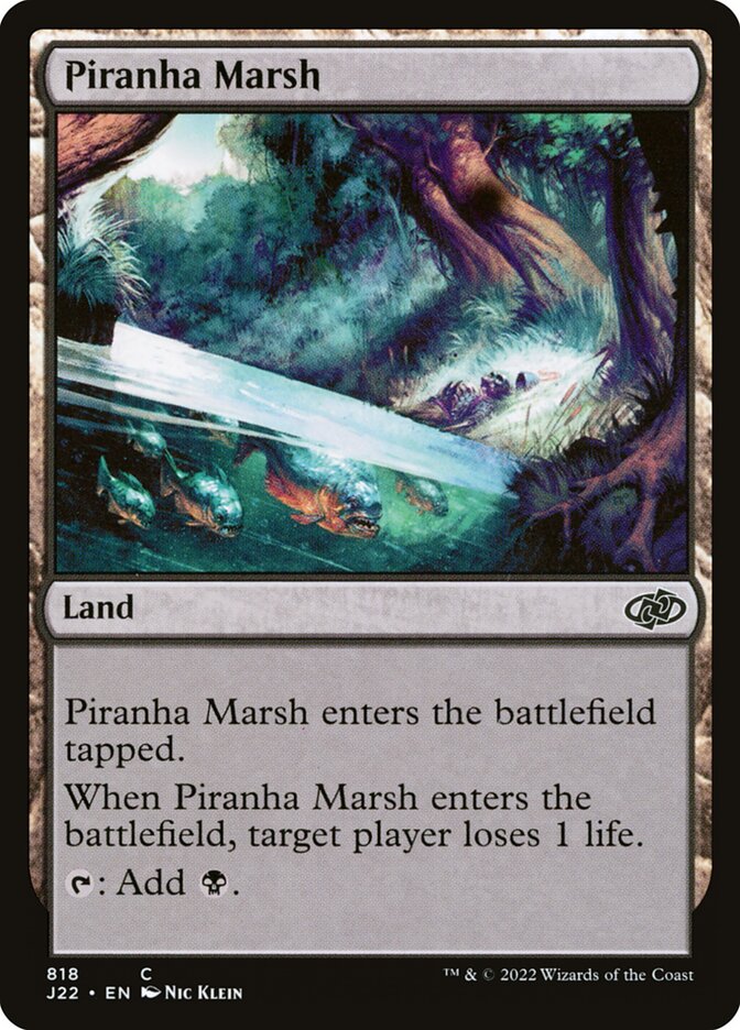 Piranha Marsh J22-818 Jumpstart 2022 Magic card