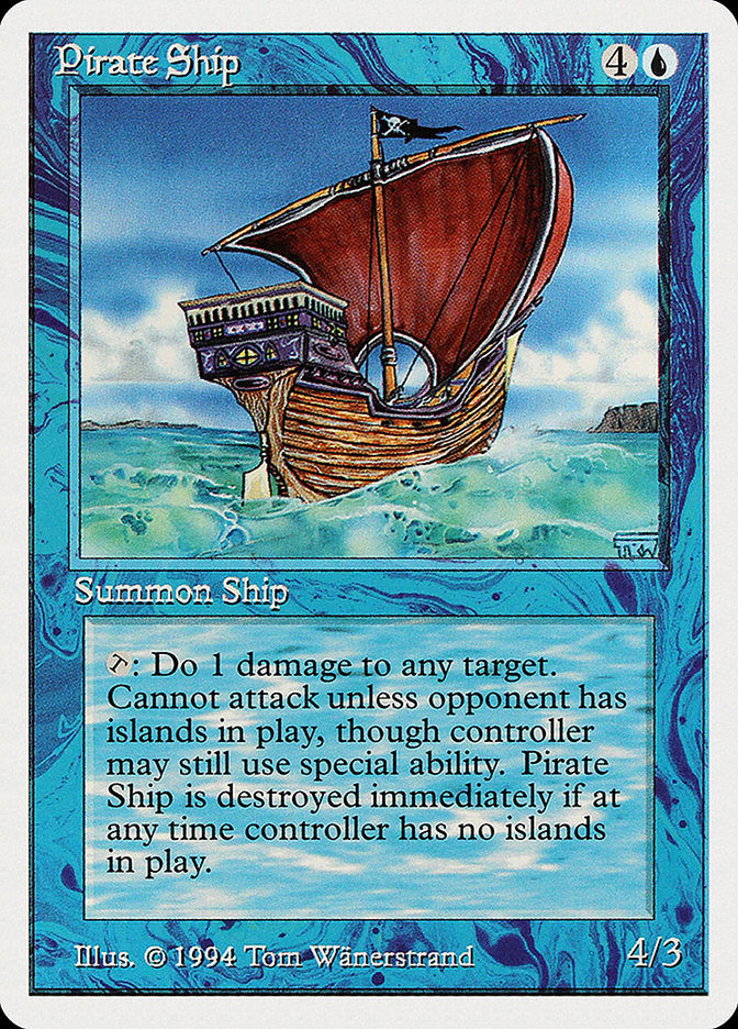 Pirate Ship SUM-72 Summer Magic / Edgar Magic card