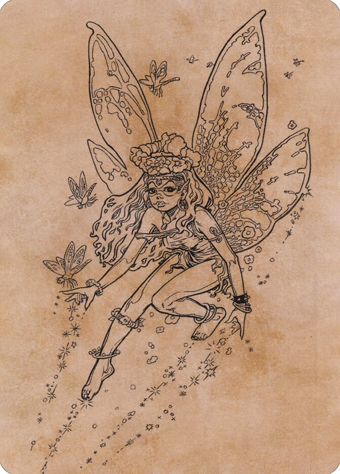 Pixie Guide // Pixie Guide AAFR-78 Adventures in the Forgotten Realms Art Series Magic card