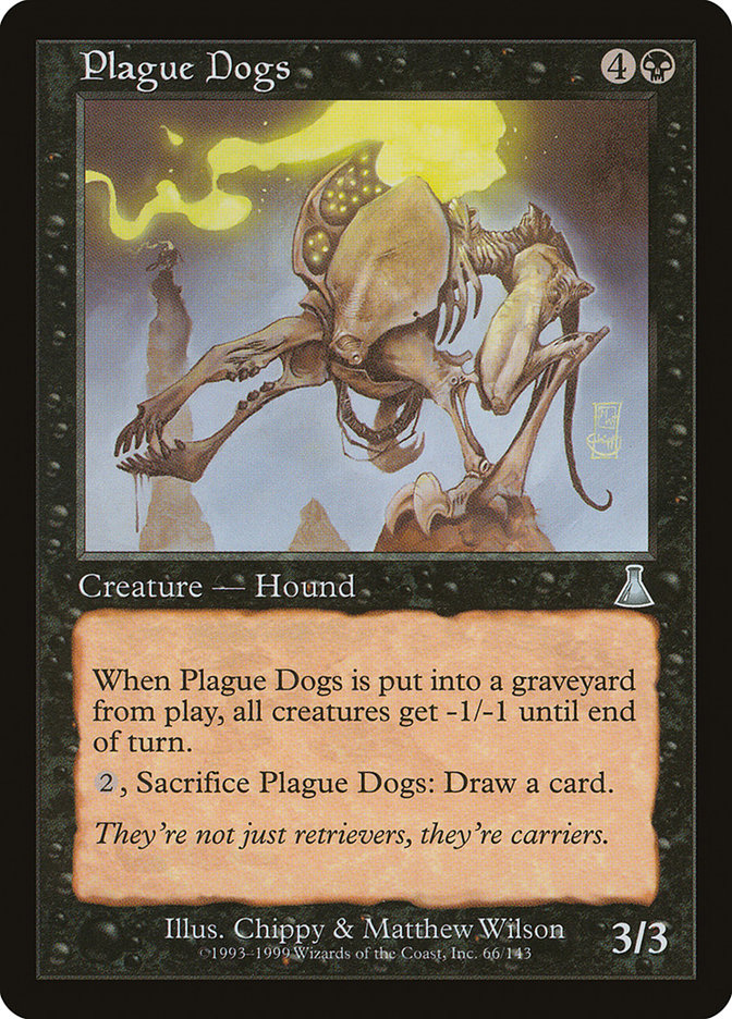 Plague Dogs UDS-66 Urza's Destiny Magic card
