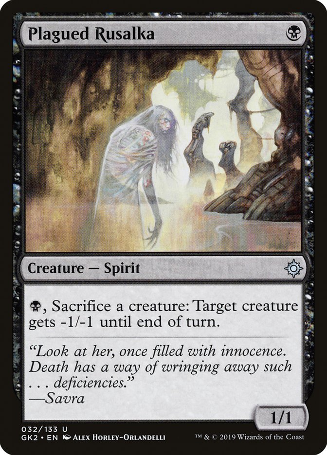 Plagued Rusalka GK2-32 RNA Guild Kit Magic card