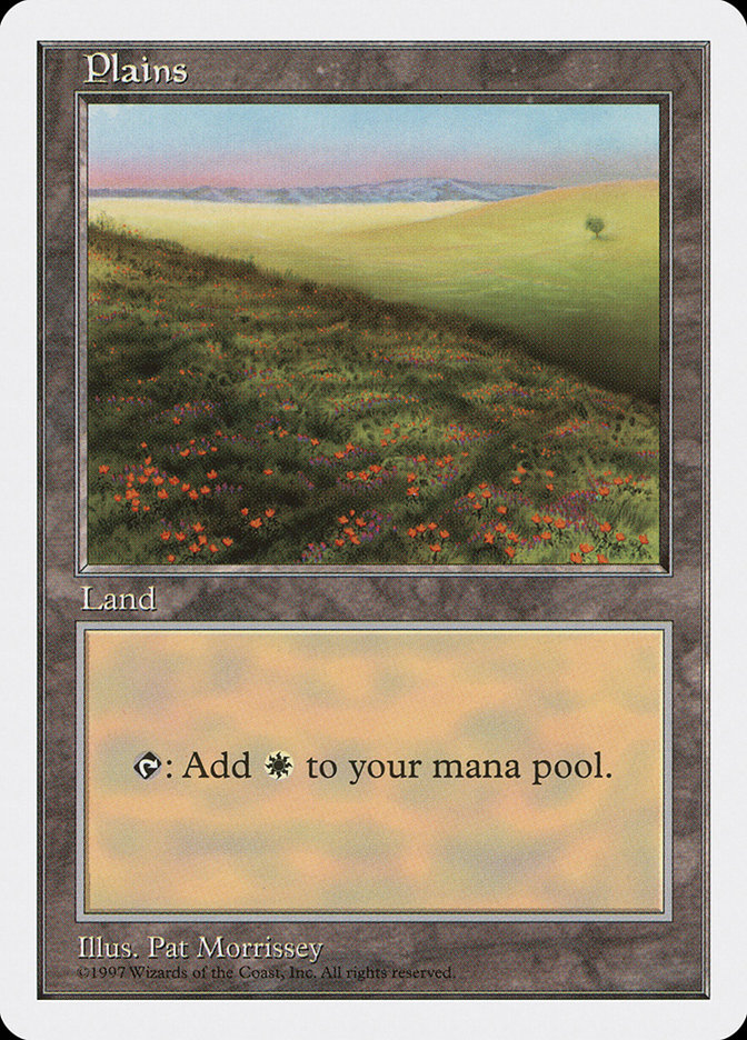 Plains 5ED-431 Fifth Edition Magic card