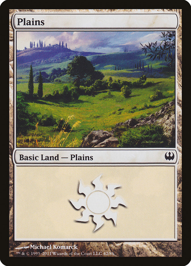 Plains DDG-42 Duel Decks: Knights vs. Dragons Magic card