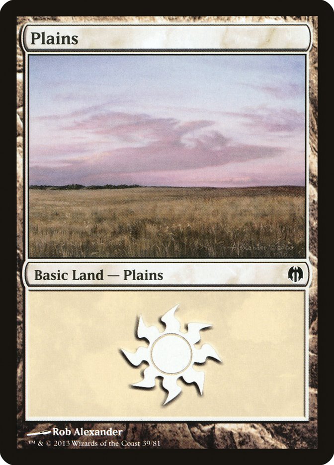 Plains DDL-39 Duel Decks: Heroes vs. Monsters Magic card