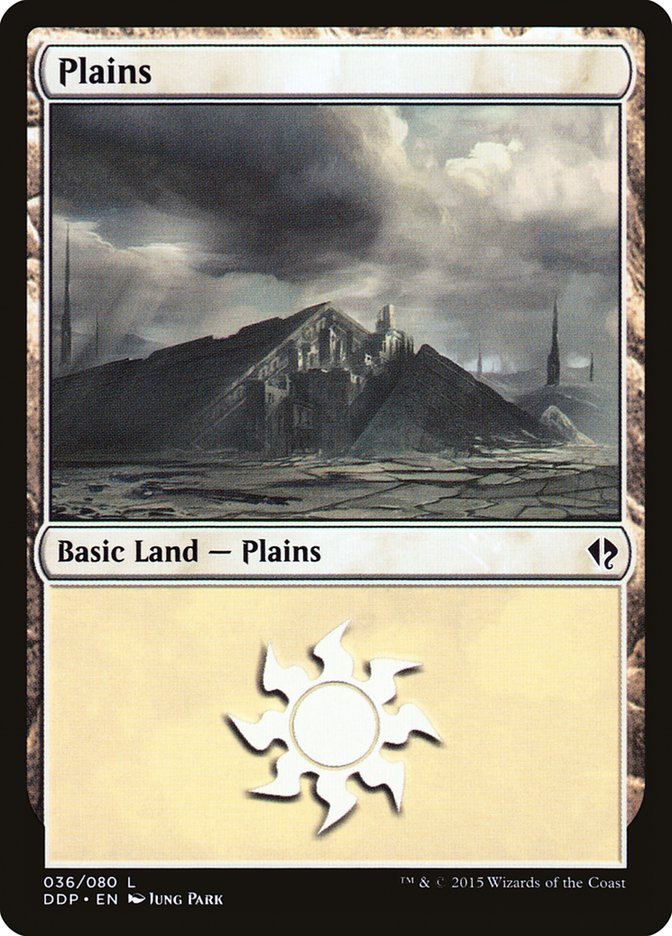 Plains DDP-36 Duel Decks: Zendikar vs. Eldrazi Magic card
