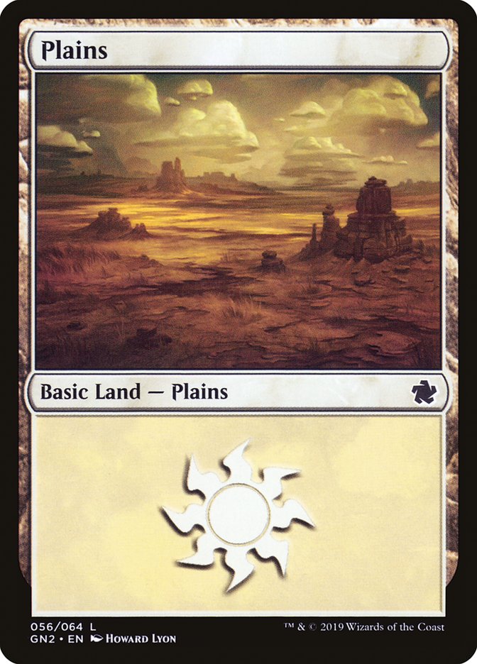 Plains GN2-56 Game Night 2019 Magic card