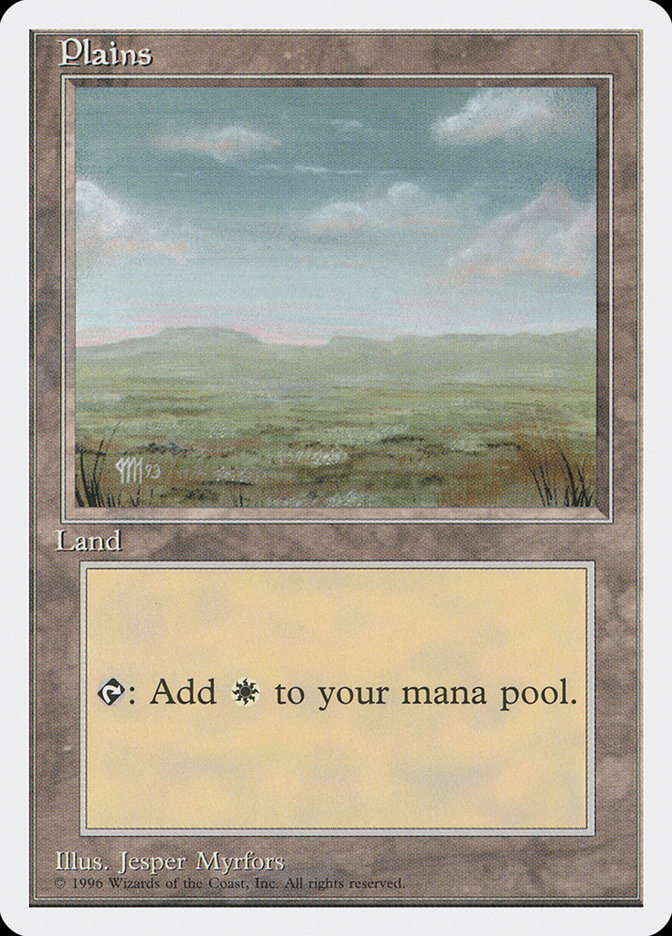 Plains ITP-55 Introductory Two-Player Set Magic card