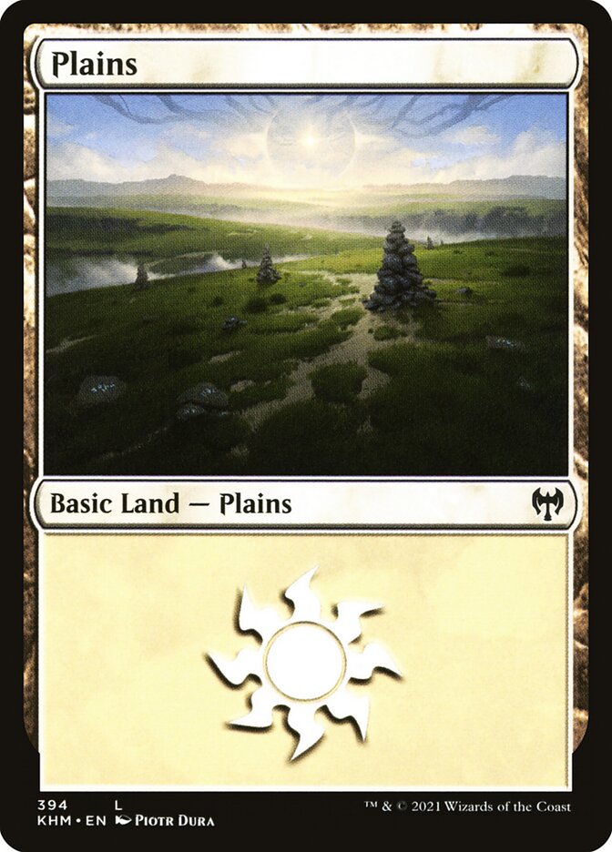 Plains KHM-394 Kaldheim Magic card