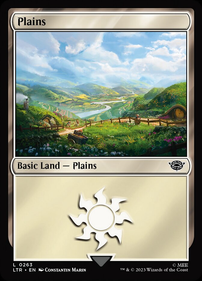 Plains LTR-263 The Lord of the Rings: Tales of Middle-earth Magic card