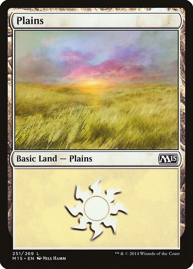 Plains M15-251 Magic 2015 Magic card