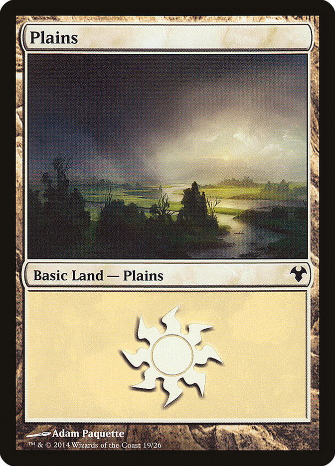 Plains MD1-19 Modern Event Deck 2014 Magic card