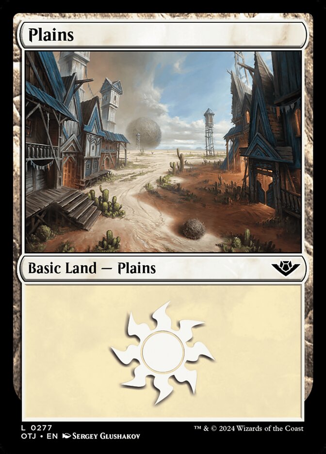 Plains OTJ-277 Outlaws of Thunder Junction Magic card