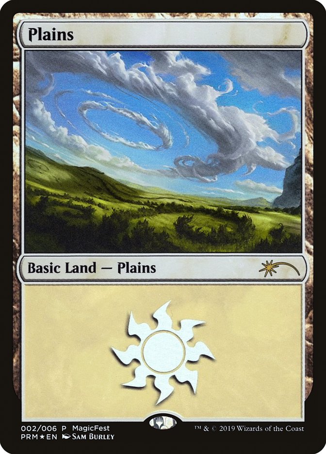Plains PF19-2 MagicFest 2019 Magic card