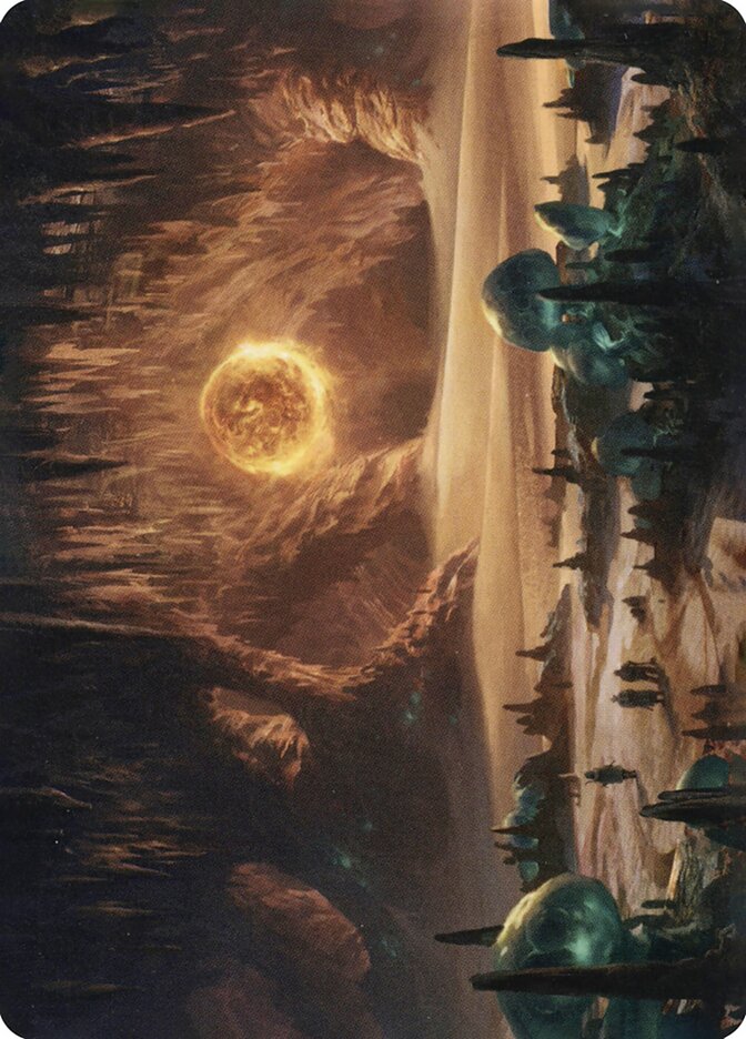 Plains // Plains AAFR-63 Adventures in the Forgotten Realms Art Series Magic card