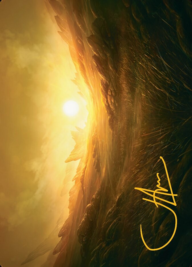 Plains // Plains ATDM-31 Tarkir: Dragonstorm Art Series Magic card