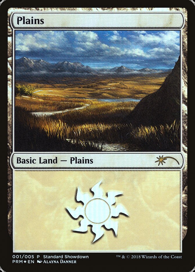Plains PSS3-1 M19 Standard Showdown Magic card
