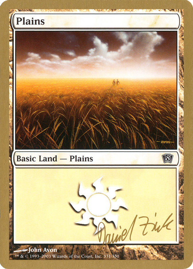 Plains WC03-DZ331 World Championship Decks 2003 Magic card