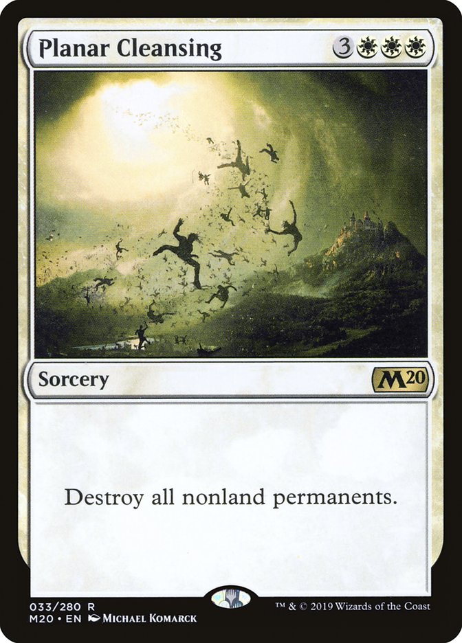 Planar Cleansing M20-33 Core Set 2020 Magic card