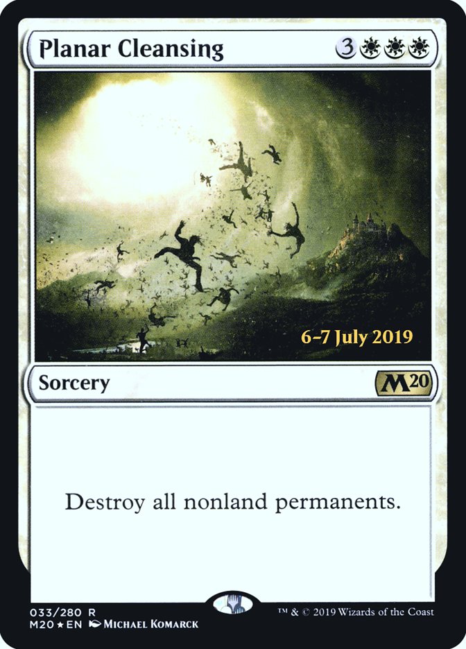 Planar Cleansing PM20-33S Core Set 2020 Promos Magic card