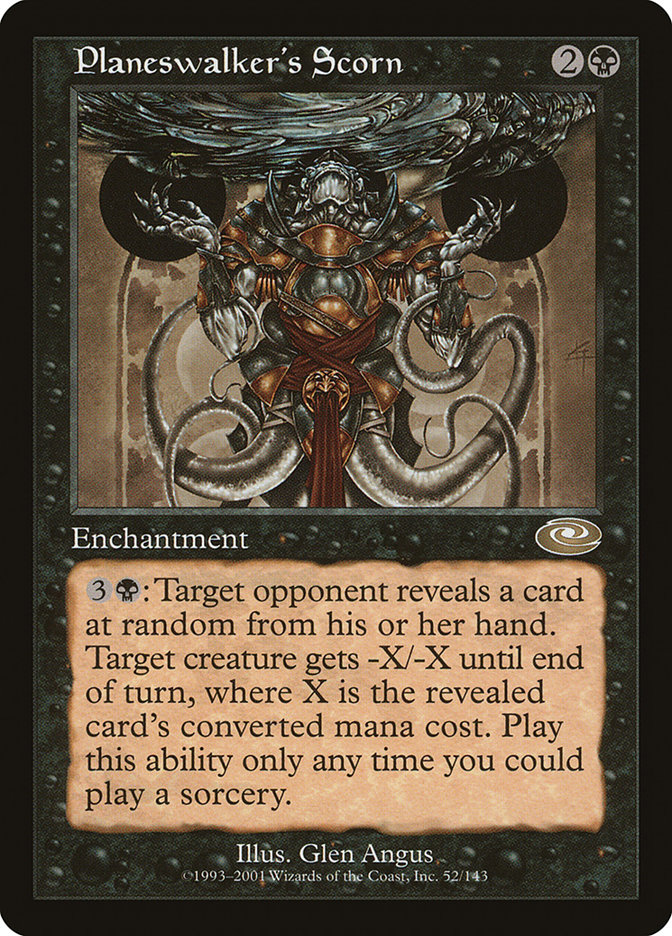 Planeswalker's Scorn PLS-52 Planeshift Magic card
