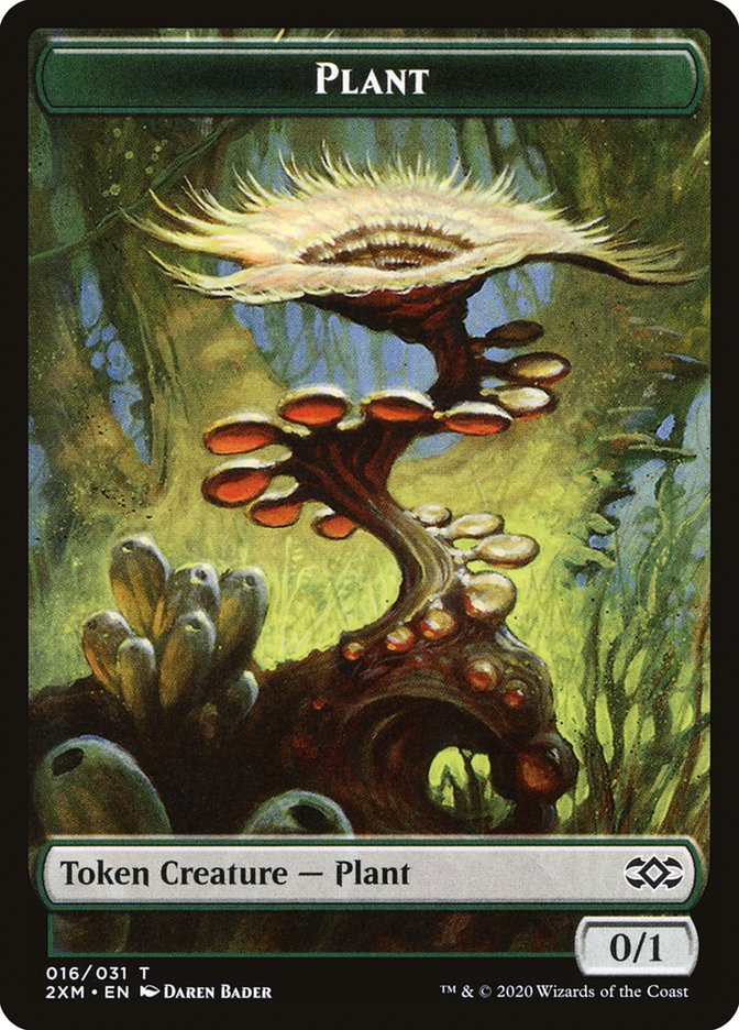 Plant T2XM-16 Double Masters Tokens Magic card