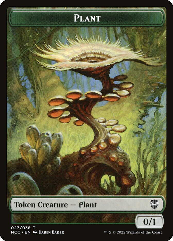 Plant TNCC-27 New Capenna Commander Tokens Magic card