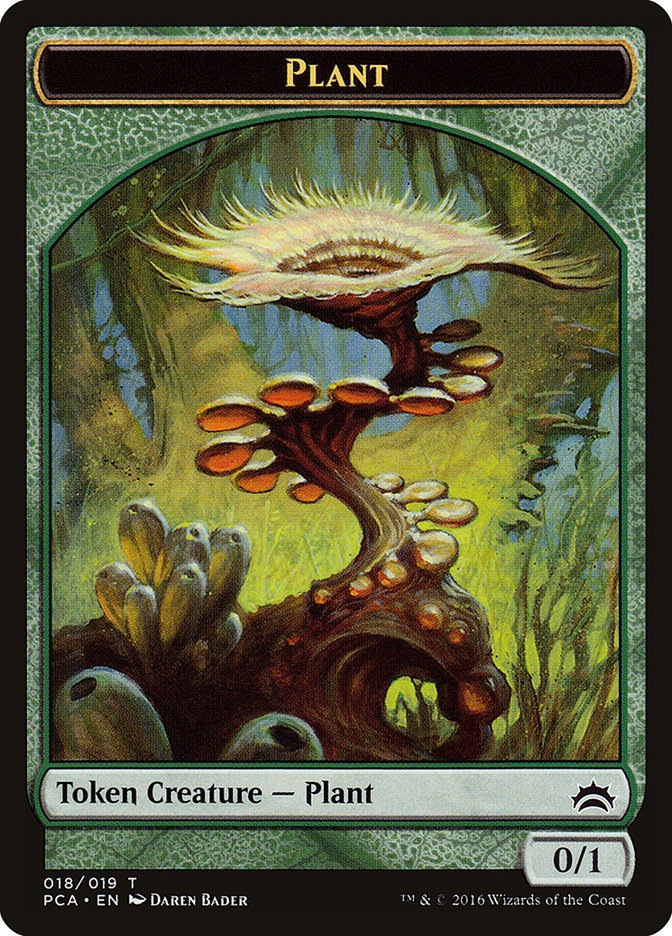 Plant TPCA-18 Planechase Anthology Tokens Magic card