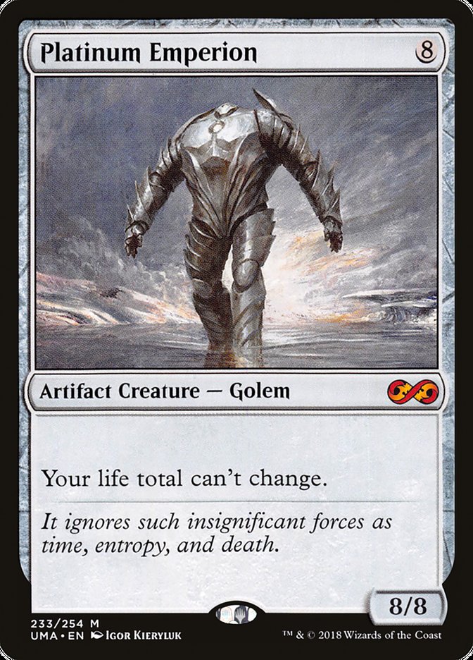 Platinum Emperion UMA-233 Ultimate Masters Magic card