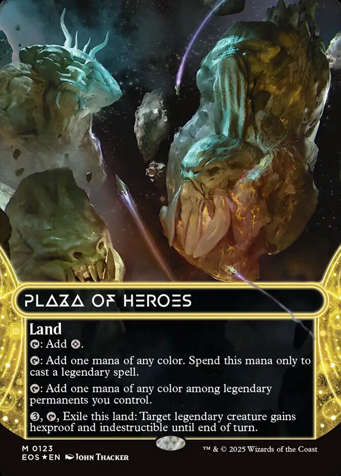 Plaza of Heroes EOS-123 Edge of Eternities: Stellar Sights Magic card