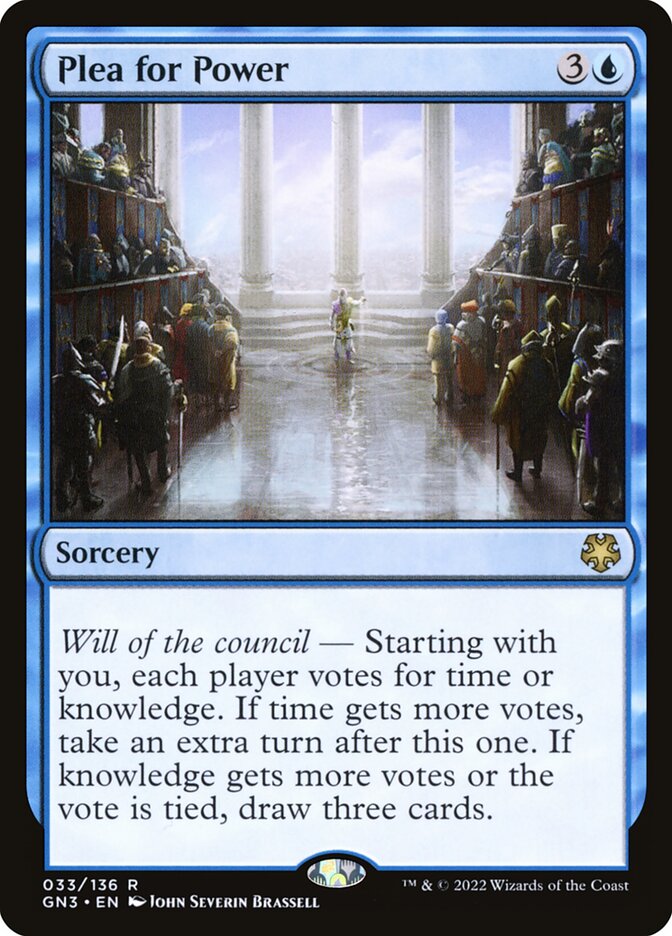 Plea for Power GN3-33 Game Night: Free-for-All Magic card
