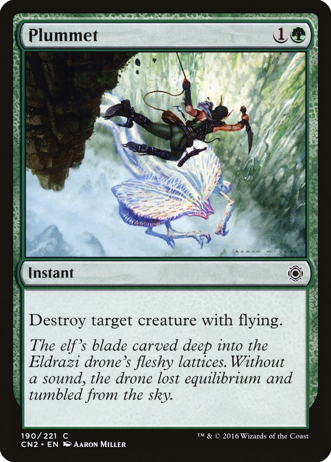 Plummet CN2-190 Conspiracy: Take the Crown Magic card
