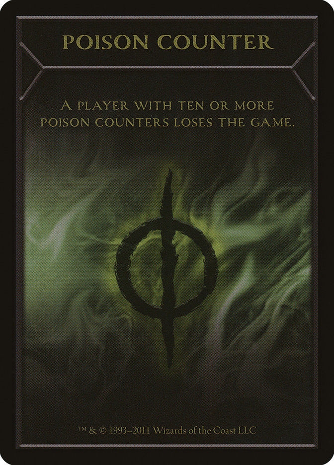 Poison Counter TNPH-5 New Phyrexia Tokens Magic card