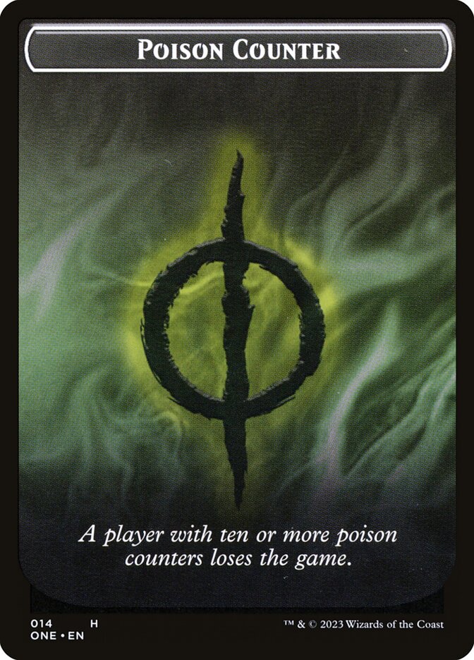 Poison Counter TONE-14 Phyrexia: All Will Be One Tokens Magic card
